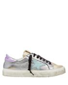 Golden Goose May Colorblock Low-top Sneakers Gold/silver/purple 36