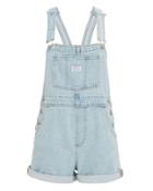 Levi's Vintage Denim Short Overalls Light Blue Denim L
