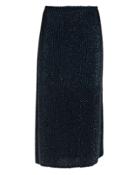 Retrofete Retrofte Veronica Sequin Midi Skirt Navy M