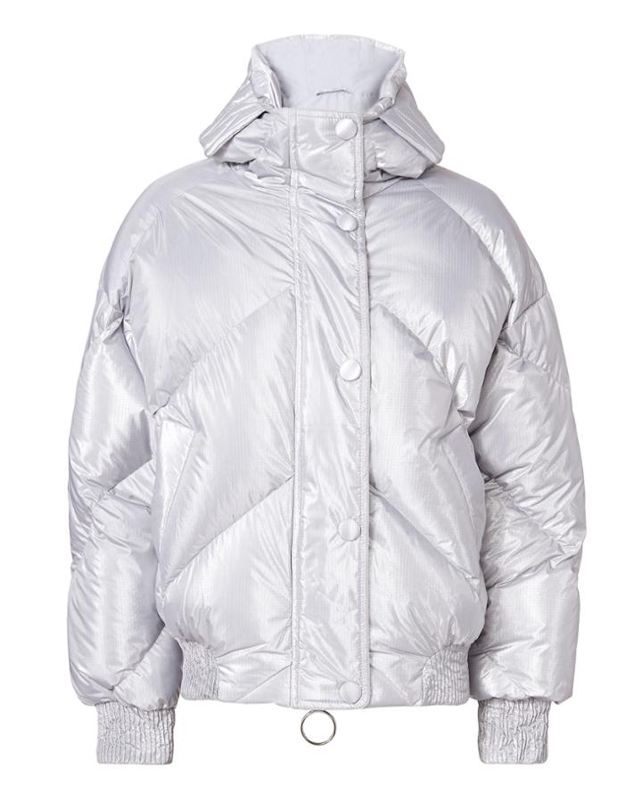 Ienki Ienki Dunlop Silver Bomber Jacket Metallic P