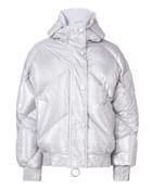 Ienki Ienki Dunlop Silver Bomber Jacket Metallic P