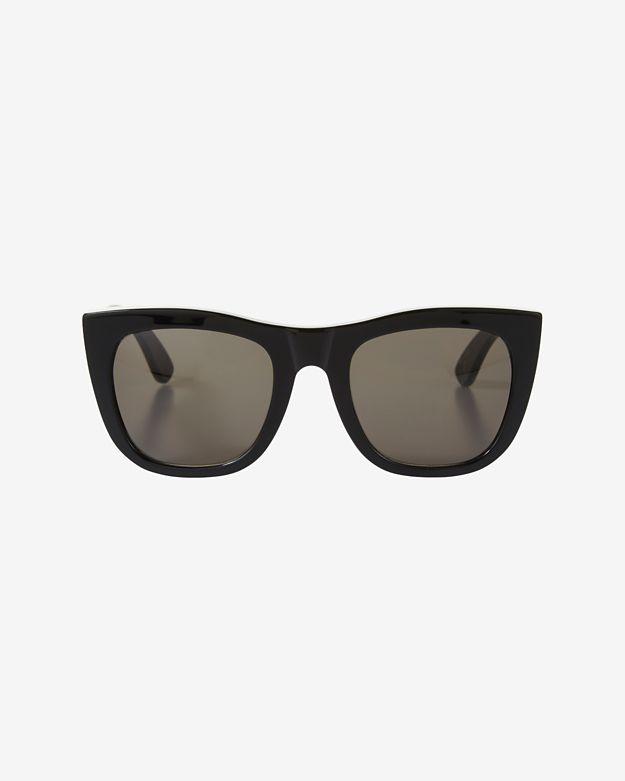 Super Sunglasses Gals Matte Black Sunglasses