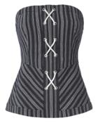 &quot;exclusive For Intermix Addison Striped Bustier Top&quot;