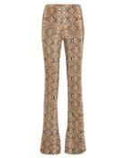 Anine Bing Cigarette Python Trousers Brown/python S
