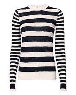 Joseph Striped Cashmere Sweater