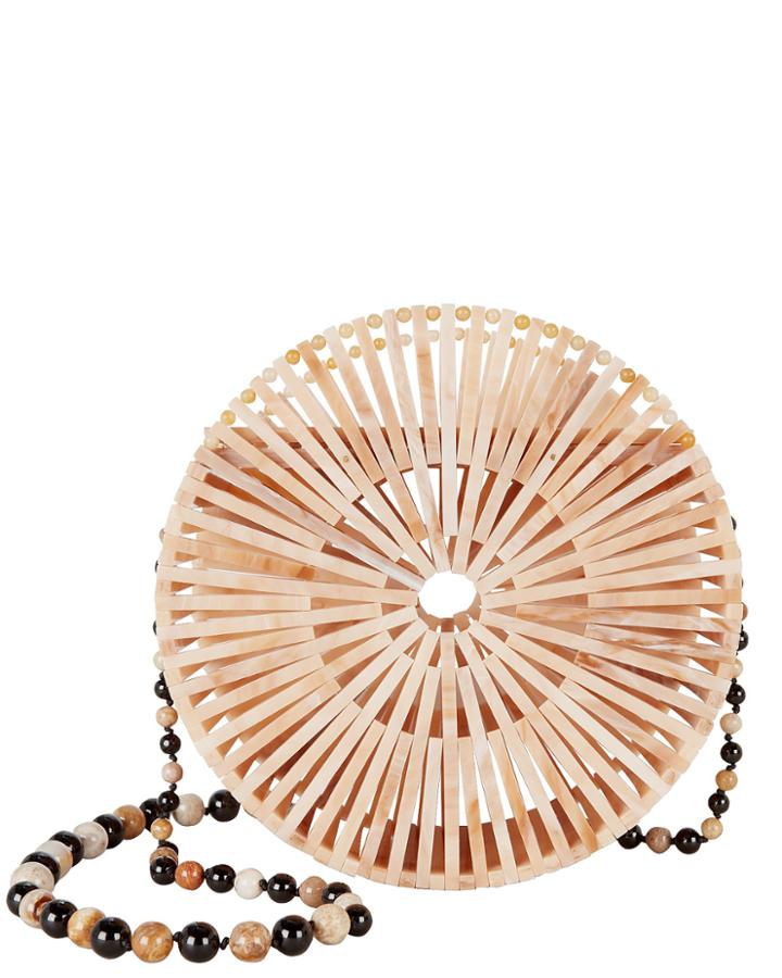 Cult Gaia Luna Beige Small Shoulder Bag Beige 1size