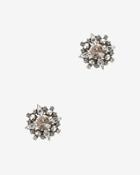 Dannijo Alba Crystal Cluster Earring