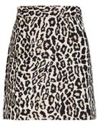 Shona Joy Ziggy Leopard Mini Skirt Leopard 8