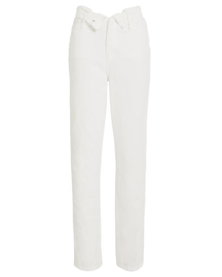 Alexander Wang Cult Flip Carpenter Jeans White 24