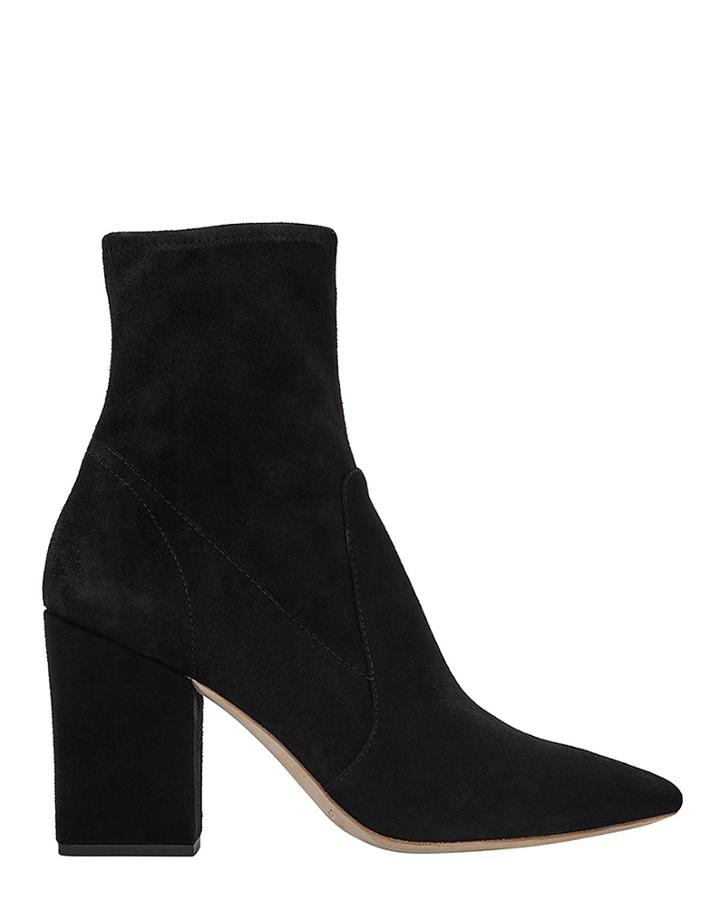 Loeffler Randall Isla Suede Booties Black 6