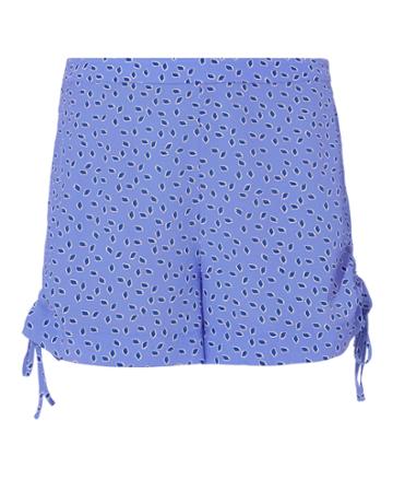 Exclusive For Intermix Intermix Dinah Blue Dot Silk Shorts Multi P