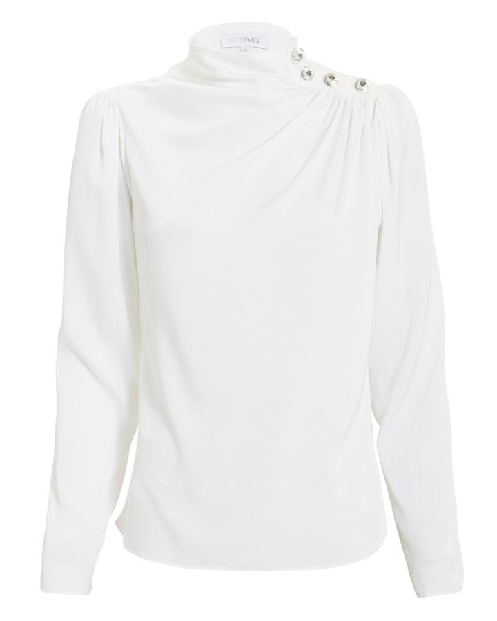 Exclusive For Intermix Intermix Charity Blouse White 4