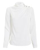 Exclusive For Intermix Intermix Charity Blouse White 4