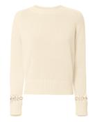 Alc A.l.c. Dree Ring Detail Sweater Beige P