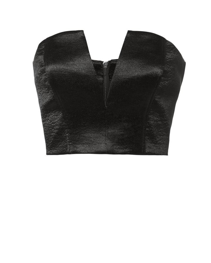 Amur Venus Bustier Top Black P