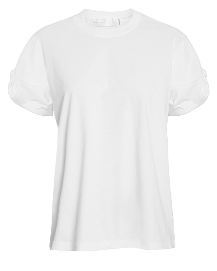 Victoria Victoria Beckham Victoria, Victoria Beckham Knot Sleeve T-shirt White L
