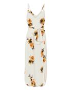 Alc A.l.c. Marin Floral Wrap Dress Ivory 4