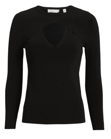 Alc A.l.c. Curtis Cutout Top Black L