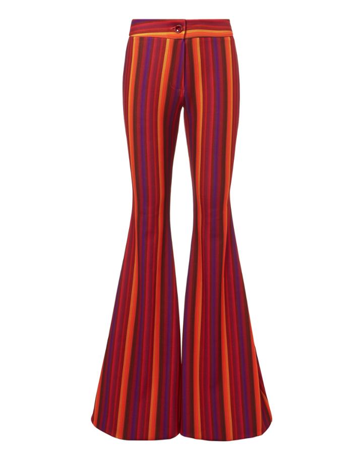 Cest La Vie C'est La V Woodstock Striped Flare Pants Multi P