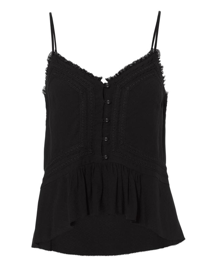 Exclusive For Intermix Intermix Zadie Cami Black P