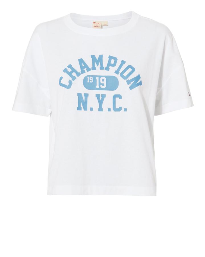 Champion Oversized Champion Logo Tee White P