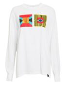 Proenza Schouler Pswl Logo Jersey Long-sleeve T-shirt White S