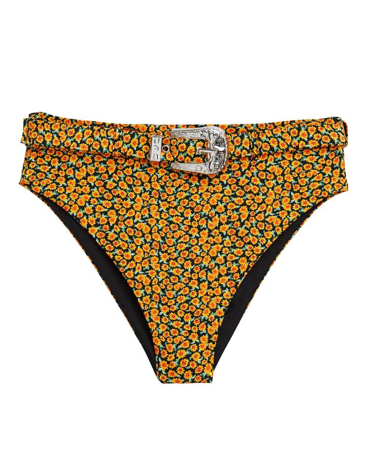 Onia X Weworewhat Emily Bikini Bottom Floral/black S
