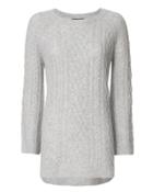 &quot;theperfext Natalie Cable Sweater&quot;