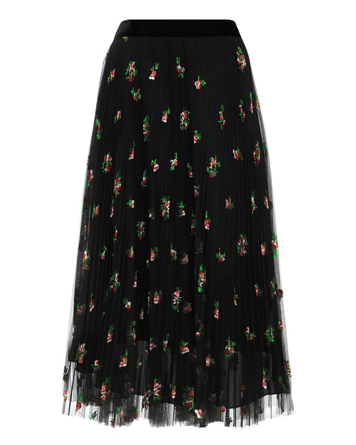 Philosophy Di L.serafini Philosophy Di Lorenzo Serafini Floral Tulle Skirt Black 42