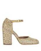 &quot;laurence Dacade Mindy Floral Ankle Strap Pumps&quot;
