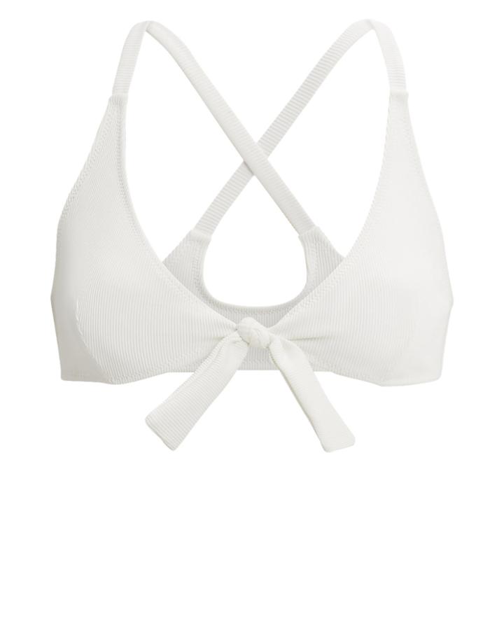 Solid & Striped Fiona Bikini Top Ivory P