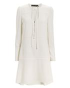 Proenza Schouler Crepe Mini Dress White 2