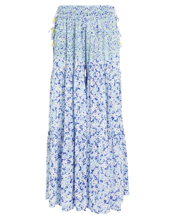 Poupette St Barths Poupette St Barth Soledad Palazzo Pants Blue/floral S