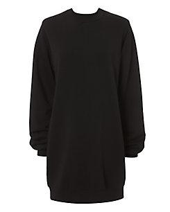 Cotton Citizen Milan Backless Sweatshirt Mini Dress