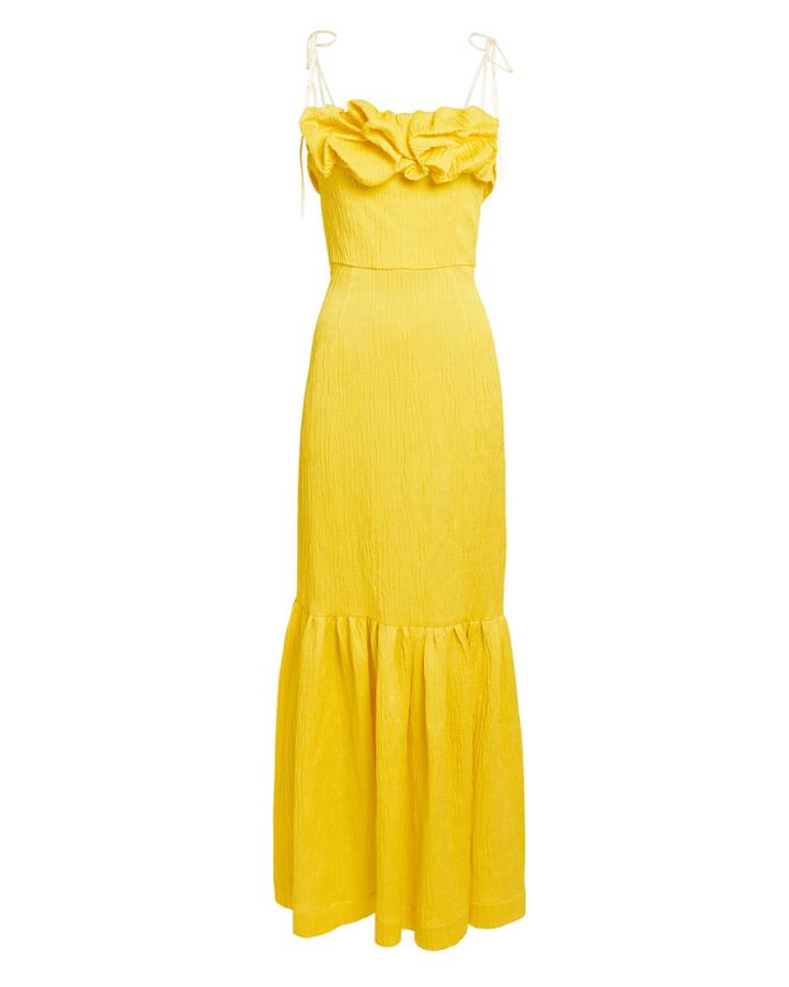 Hellessy Rosie Dress Yellow 2