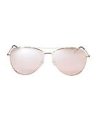Carrera Pink Mirror Aviator Sunglasses