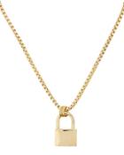 Laruicci Padlock Long Necklace Gold 1size