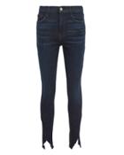 Frame Ali High-rise Split Cuff Jeans Dark Denim 26