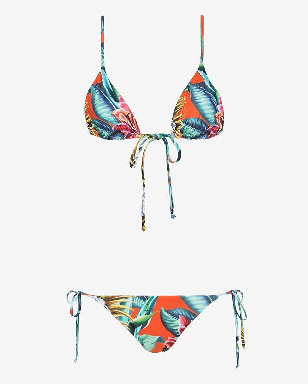 Mara Hoffman Cactus Print Triangle Bikini- Final Sale