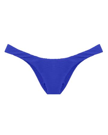 Inc Swim Ribbed Blue Bikini Bottom Blue S