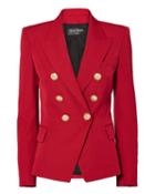 Balmain Classic Double-breasted Red Blazer Red 38