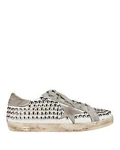 Intermix Golden Goose Superstar Studded Sneakers