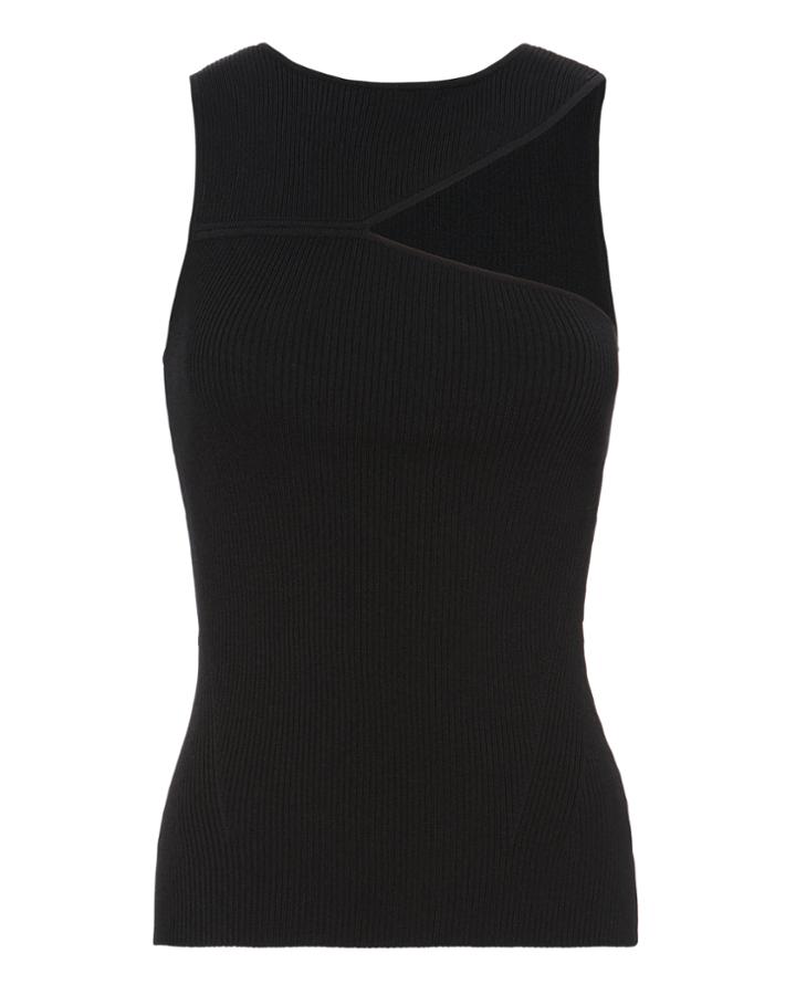 Exclusive For Intermix Ava Cross Front Cutout Knit Top