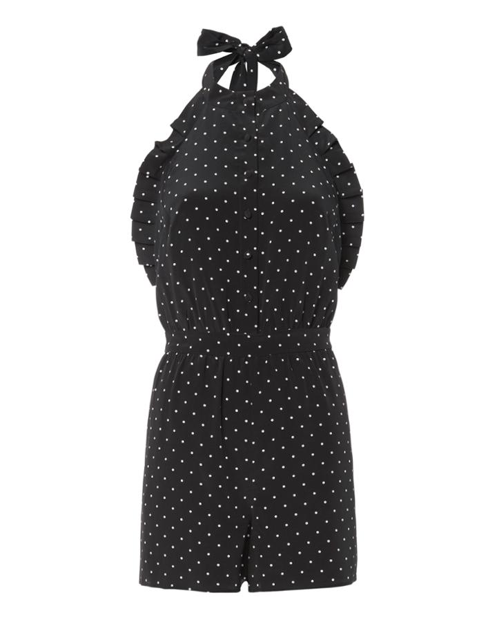 Exclusive For Intermix Cara Polka Dot Romper