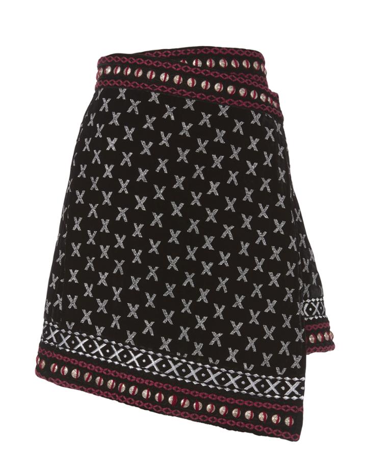 Dodo Bar Or Blair Wrap Mini Skirt