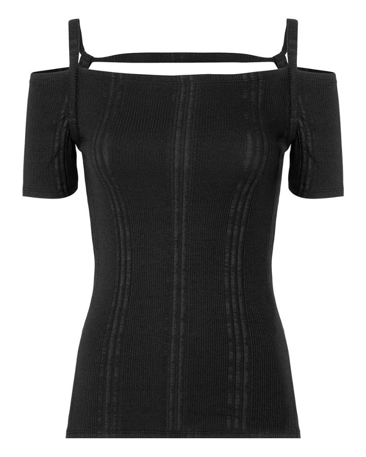 Frame Open Strap Black Tee Black P