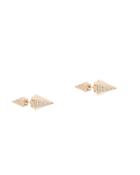Vita Fede Titan Crystal Double Hex Earrings