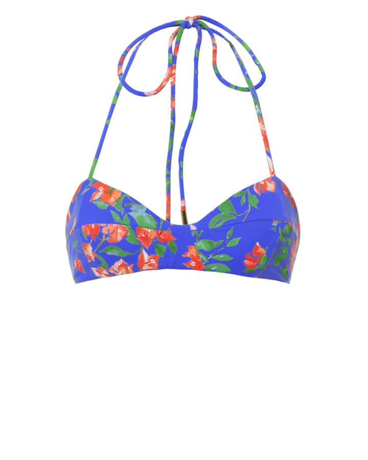 Caroline Constas Mer Kali Floral Bikini Top Multi P