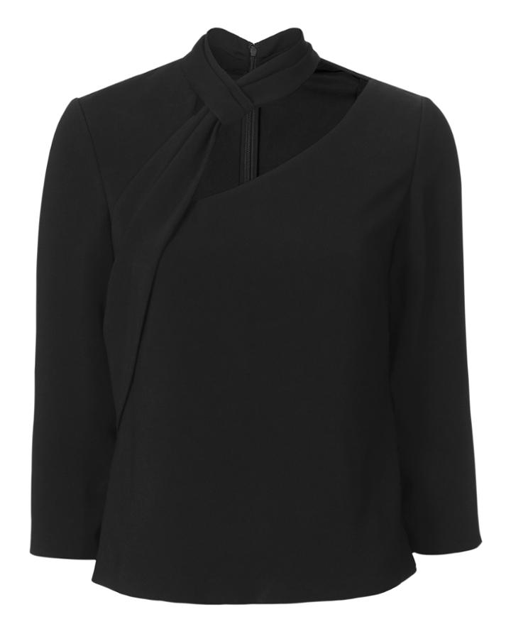Exclusive For Intermix Tie Neck Cutout Top