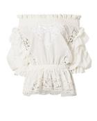 Faith Connexion Ruffle Lace Top